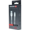 Kabelis USB Swissten USB-A - microUSB 1 m Baltas (71505521)