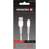 Kabelis USB Swissten USB-A - microUSB 1 m Baltas (71505521)