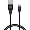 Kabelis USB Swissten USB-A - microUSB 1.5 m Juodas (71504303)