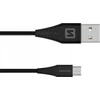 Kabelis USB Swissten USB-A - microUSB 1.5 m Juodas (71504303)