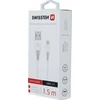SWISSTEN duomenų kabelis USB - USB-C 3.1 (7mm) baltas 1.5m