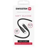„Swissten“ minkštas silikoninis USB-C – USB-C 60W laidas, 0,4 m