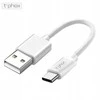T-Phox USB-A - USB-C kabelis 0,5 m, baltas (TPRZ008335)