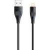 Kabelis 3A 1m USB - Lightning T-Phox X-Lite juodos spalvos