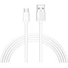 Kabelisis T-PHOX NETS TYPE-C Baltas 2.4A ; PVC ; 1,2M