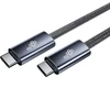 Kabelis USB TB C 3.0 100W 5G 1m juoda (AKTBXKUCC301W1B)