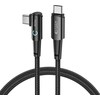 Kabelis 60W 6A 1m USB-C – USB-C Tech-Protect Ultraboost ”L” pilkos spalvos