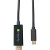 TECHLY 106312 Techly Monitorius kabelio adapteris USB-C DP AltMode į HDMI 4K M/M 2m juodas