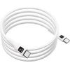 Laidas USB Techly USB-C - USB-C 1 m baltas (ICOC-MUSB20-C60W1)