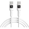 Laidas USB Techly USB-C - USB-C 1 m baltas (ICOC-MUSB20-C60W1)