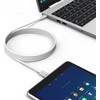 „Techly“ USB-C – USB-C laidas 1 m, baltas (ICOC-MU4-40G240W1)