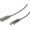 Kabelis USB Techly USB-C - USB-C 20 m Juodas (ICOC U3AMF-HY-020)