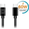 Forever kabelis USB-C - USB-C 1,0 m 60W juodos spalvos