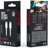 TelForceone Maxlife MXUC-05 kabelis USB-C - USB-C 2,0 m 100W baltos spalvos