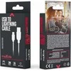 „Maxlife“ laidas USB – „Lightning“ 2,0 m 2A baltas