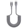 Teltech USB-C - USB-C spyruoklinis 100W 2m