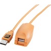 USB Prailginimo Laidas - Tether Tools Pro USB 2.0 5m, Orandžinė