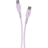USB laidas TnB USB-C į USB-C 60 W Turbo Charge 1 m telefonui, greitas įkrovimas T''nb / Tcusbc01vl / Violetinė (SB12246)