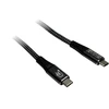 Kabelis USB TreQ Inter-Tech Kabelis AC USB-C 3.2 Gen 2x2, 240W - 1,5m