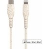 USB kabelis Triton USB-C - Lightning 1,5 m, baltas