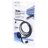 USB kabelis Troika greito įkrovimo kabelis, 1 m, USC-C į „Lightning“ adapteris, juodas