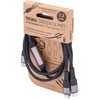 USB kabelis Troika Trident Pro įkrovimo kabelis, 1,2 m, 3in1, juodas