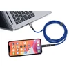 Kabelis USB Troika USB-C - USB-C + Lightning 2 m Mėlyna (CBL20/DB)
