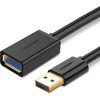 UGREEN prailginimo laidas US129 USB 3.0 (female) - USB 3.0 (male) 2 m, juodas (10373)