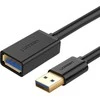 USB 3.0 kabelis UGREEN 10368B, vyriškas, 1 m (juodas)