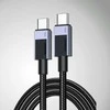 Ugreen Type C 2.0 Vīrietis uz Type C 2.0 Vīrietis 5A Datu Kabelis 1M Melns