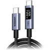 Kabelis USB Ugreen USB-C - USB-C 1 m Juodai-pilka (UGR5962)