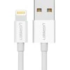 UGREEN nikeliu padengtas USB - Lightning laidas MFi 2m