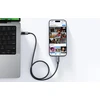 UGREEN Uno USB-C į USB-C kabelis, Power Delivery (PD), 5A / iki 100W greitasis įkrovimas, 2 m