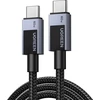 Kabelis USB Ugreen USB-C - USB-C 3 m Juodai-pilka