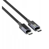 Unitek USB-C PD laidas 60W 480Mbps su ekranu 3m su juoda pynele