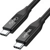 UNITEK C14100BK-0,8M kabelis USB-C 4.0 PD 100W 40Gbps 8K 0,8m