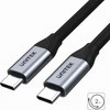 USB Unitek USB-C – USB-C laidas 2 m sidabrinis (C14091ABK)