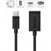Laido adapteris Unitek (C476BK-1M) USB-C (M) – USB-A (F) 10Gbps 60 W