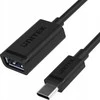 Laido adapteris Unitek (C476BK-1M) USB-C (M) – USB-A (F) 10Gbps 60 W