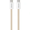 Unitek Kabelis pintas magnetiškai ištraukiamas USB C PD 100W smėlio spalva 1m