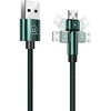 USAMS pintas kabelis U60 2A microUSB žalios spalvos 1m SJ478USB02 (US-SJ478)