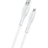 USAMS CABLE U38 MICROUSB 4A GREITAS ĮKROVIMAS OPPO 1M Baltas