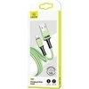 USAMS Kabelis U52 lightning 2A Fast Charge 1m žalios spalvos SJ434USB02 (US-SJ434)