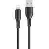 USAMS Kabelis U68 lightning 2A Fast Charge1m juodos spalvos SJ500USB01 (US-SJ500)