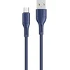 USAMS kabelis U68 microUSB 2A Fast Charge1m mėlynos spalvos SJ502USB03 (US-SJ502)