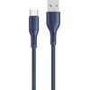 USAMS Kabelis U68 USB-C 2A Fast Charge 1m mėlynos spalvos SJ501USB03 (US-SJ501)