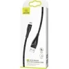 USAMS Kabelis pintas U41 lightning 3m2A juodos spalvos SJ397USB01 (US-SJ397) Fast Charge