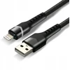 USB Laidas – everActive CBB-1IBR Lightning Greitojo Įkrovimo, 1 m, Juodas