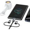 USAMS Kabelis 6in1 Fast charging 240W 2m Data Kabelis Digital dispay Aluminum Alloy Sufeng Series (SJ7