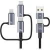 USAMS Kabelis 6in1 Fast charging 240W 2m Data Kabelis Digital dispay Aluminum Alloy Sufeng Series (SJ7